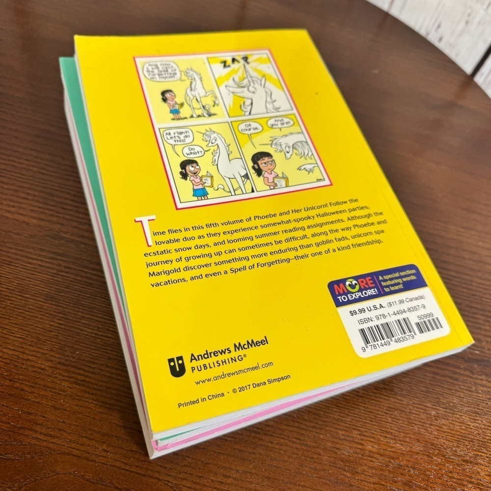 5 Comic Books Graphic Novels for Children by Dana Simpson “Unicorn Book Stories” - Picture 3 of 16